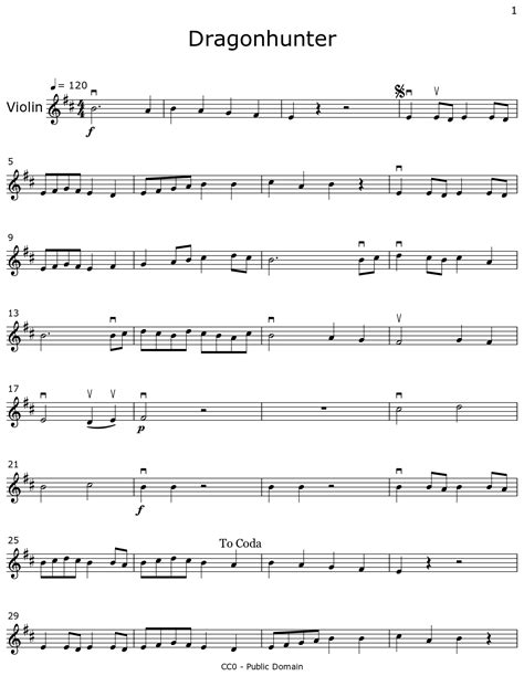 Viola 5 5. . Dragonhunter violin sheet music